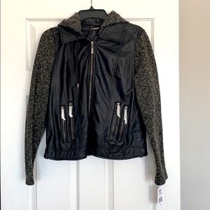 NWT faux leather jacket